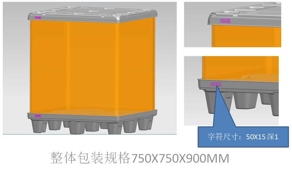 整体包装规格750X750X900MM